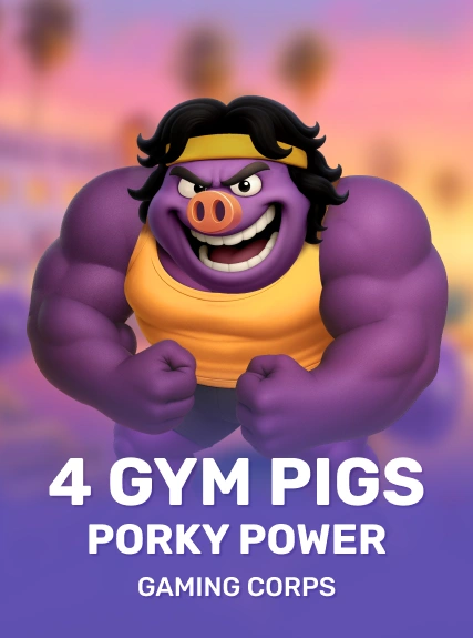 4 Gym Pigs - Porky Power game tile